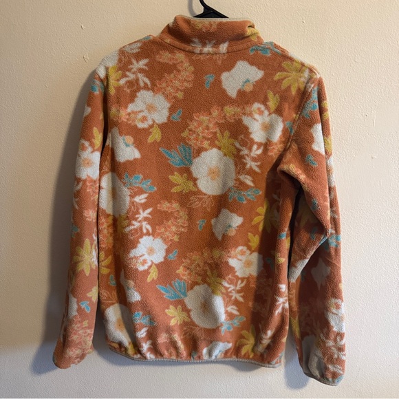 Patagonia Floral Snap-T Fleece Pullover - Flower Power Womens Medium - Picture 5 of 5